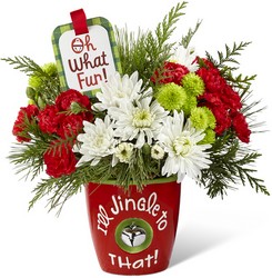I'll Jingle to That Bouquet by Hallmark Flower Power, Florist Davenport FL